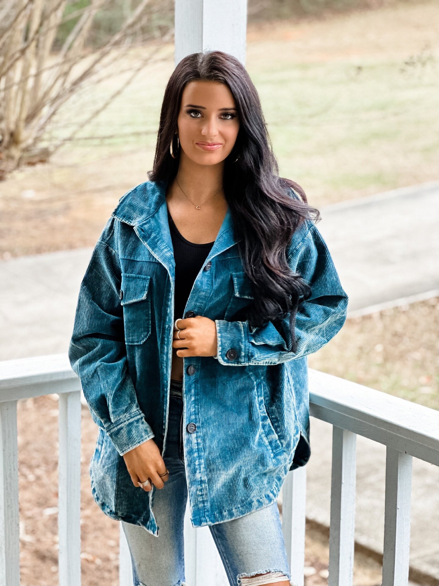 Somebody Like That Jacket - Teal