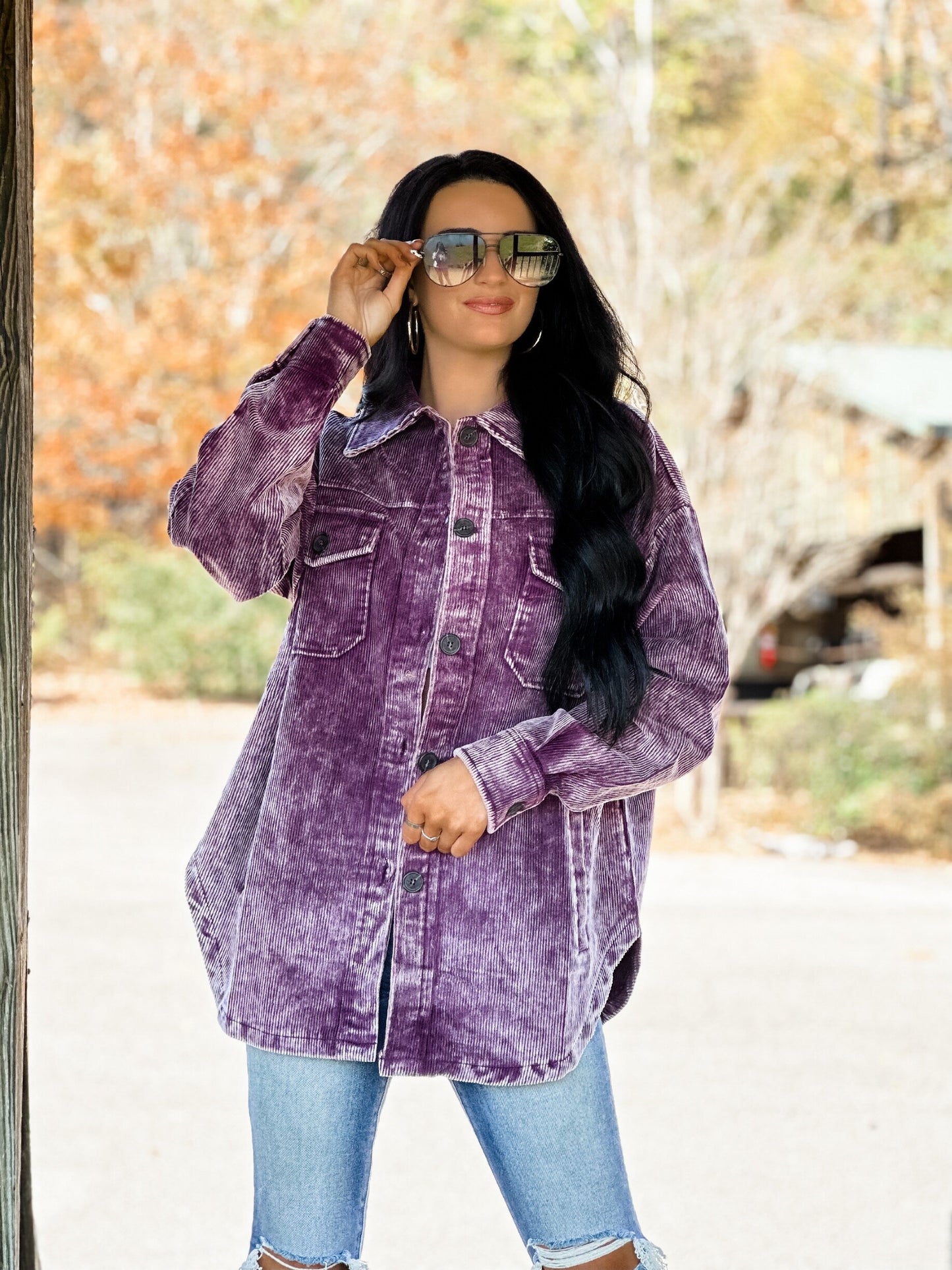 Somebody Like That Jacket - Plum