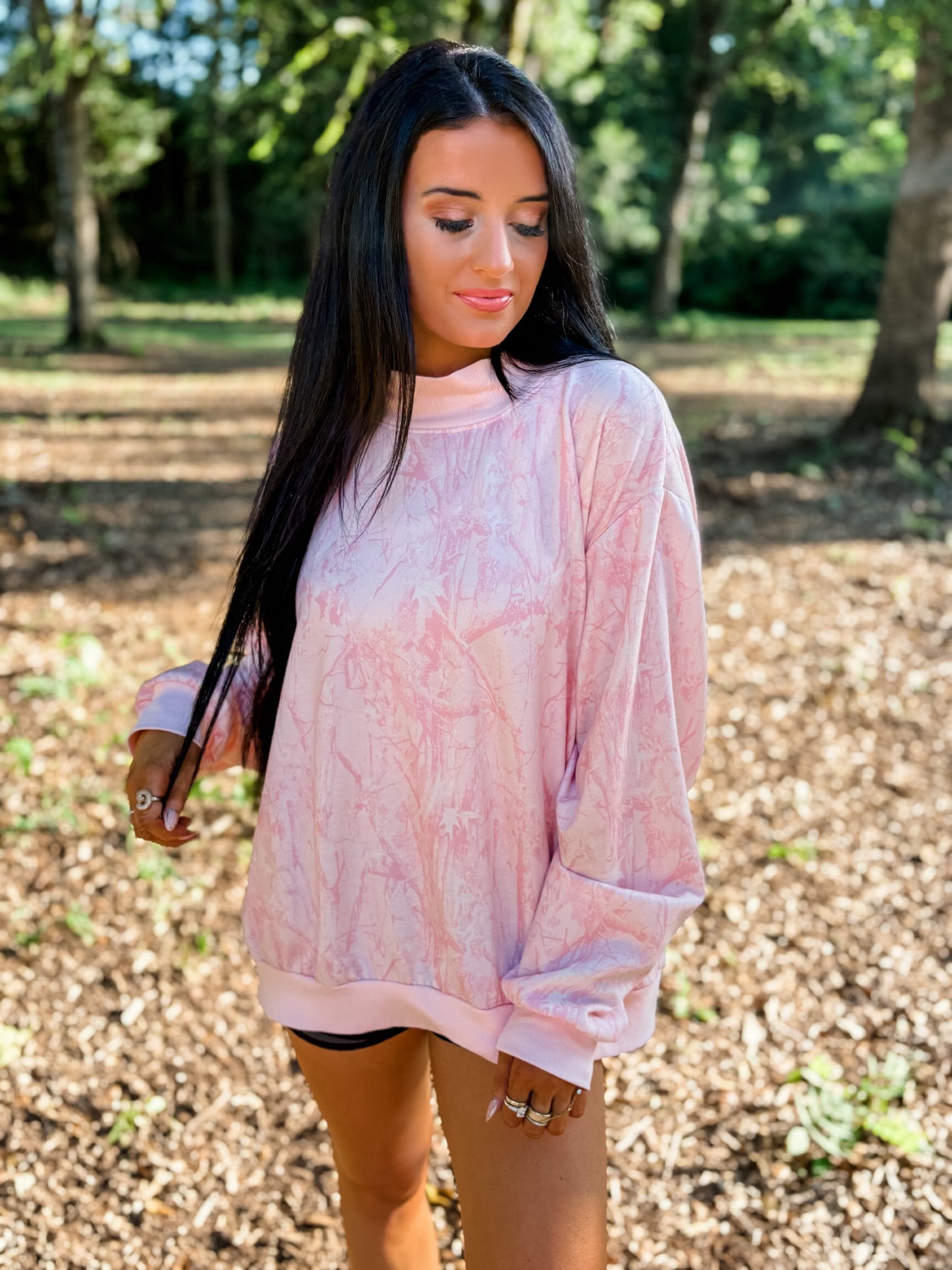 Pink Camo Sweatshirt