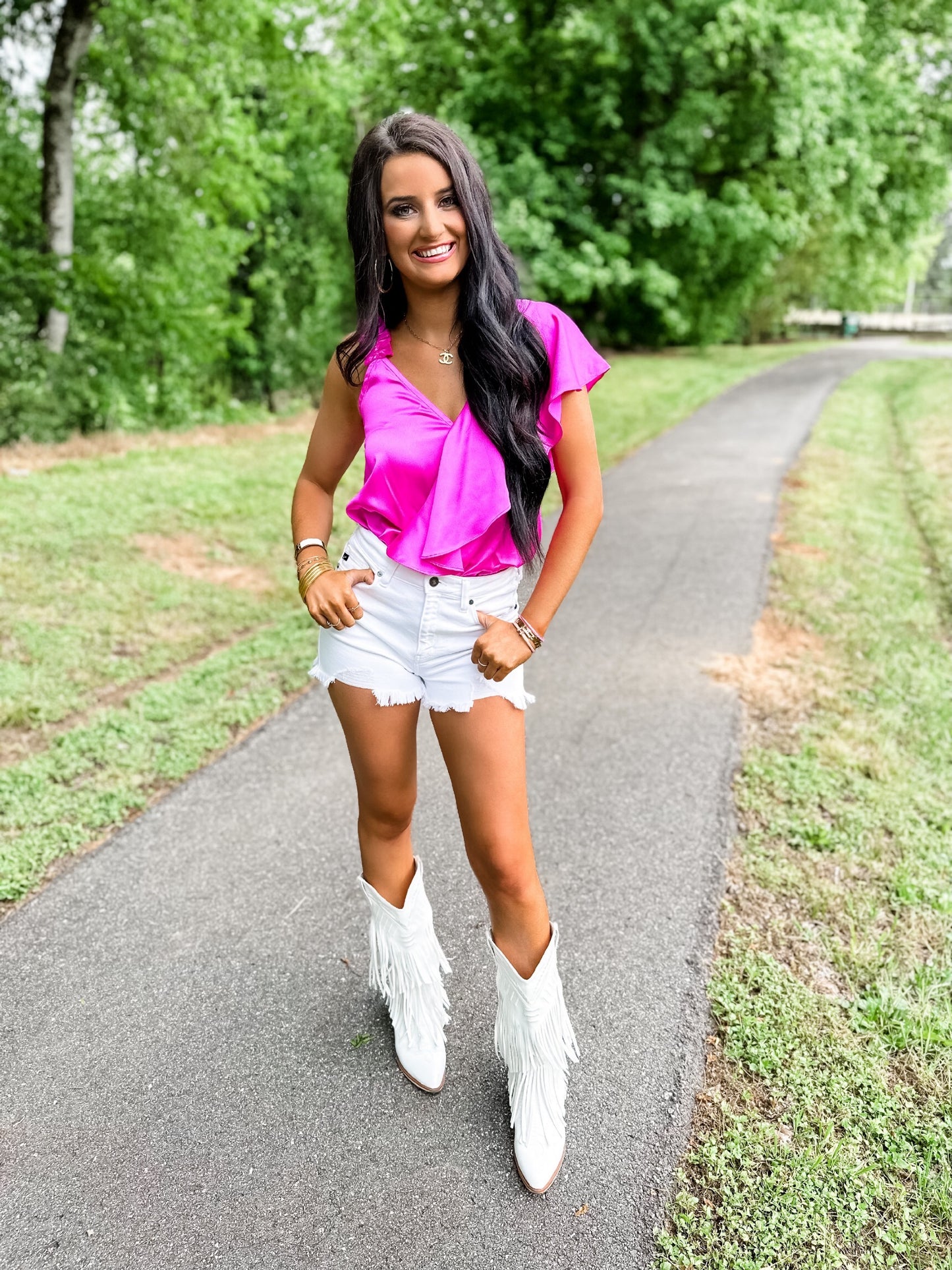 Sweet And Sassy Top - Pink