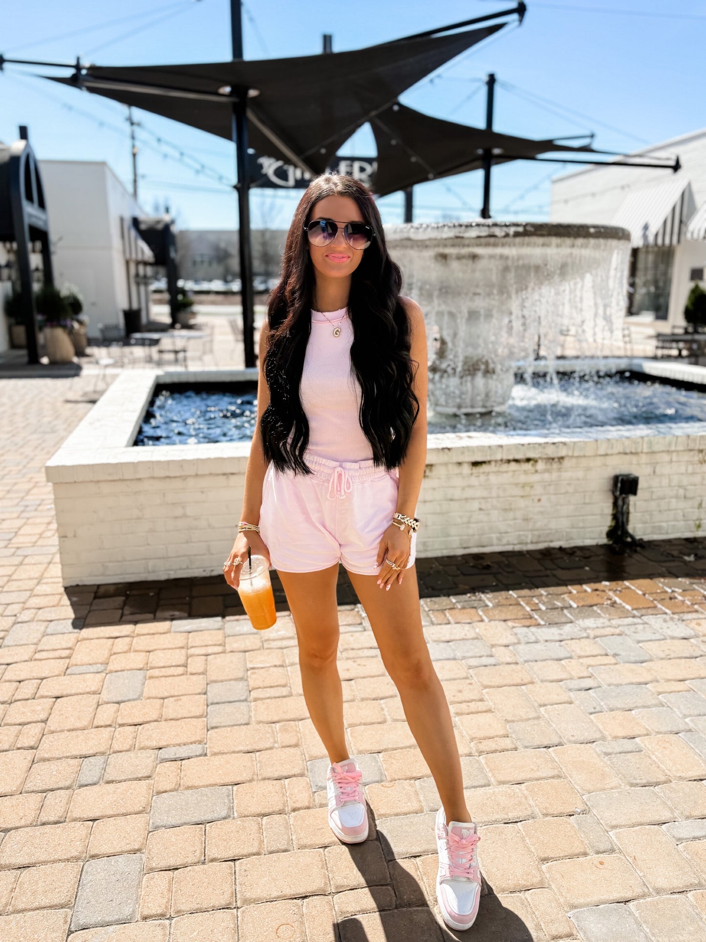 On Repeat Tank Top - pink