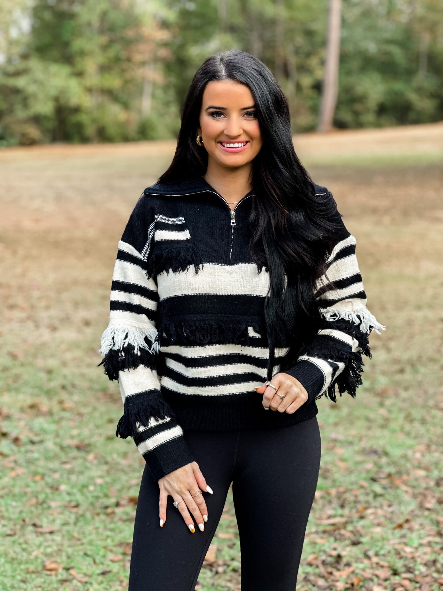 More To Say Sweater - black
