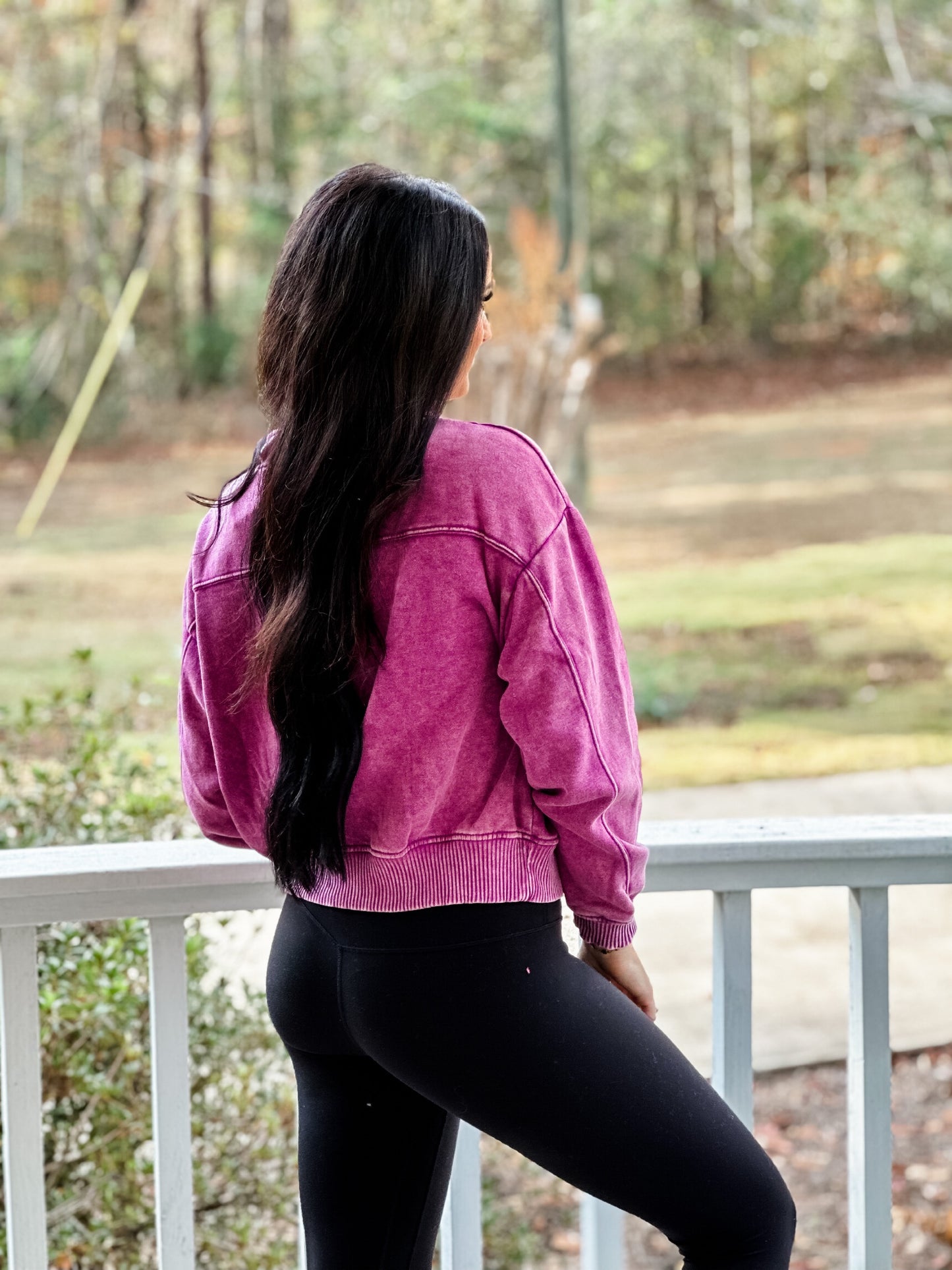 All I Want Pullover - plum