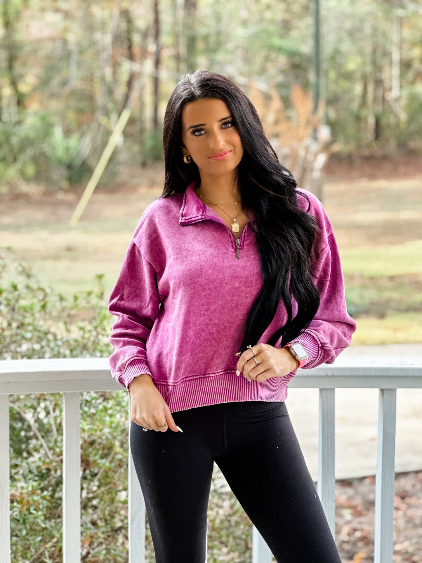 All I Want Pullover - plum