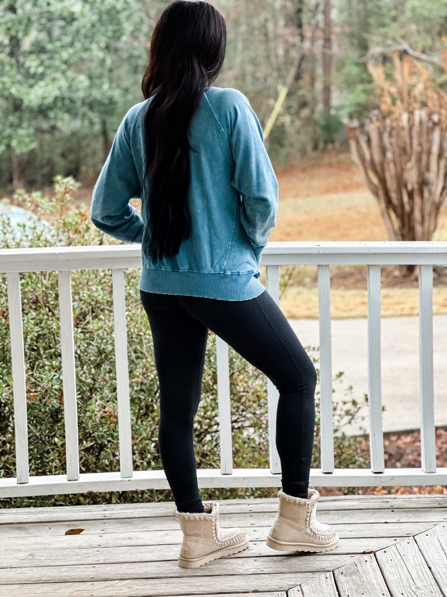 How You Do It Sweatshirt - Teal