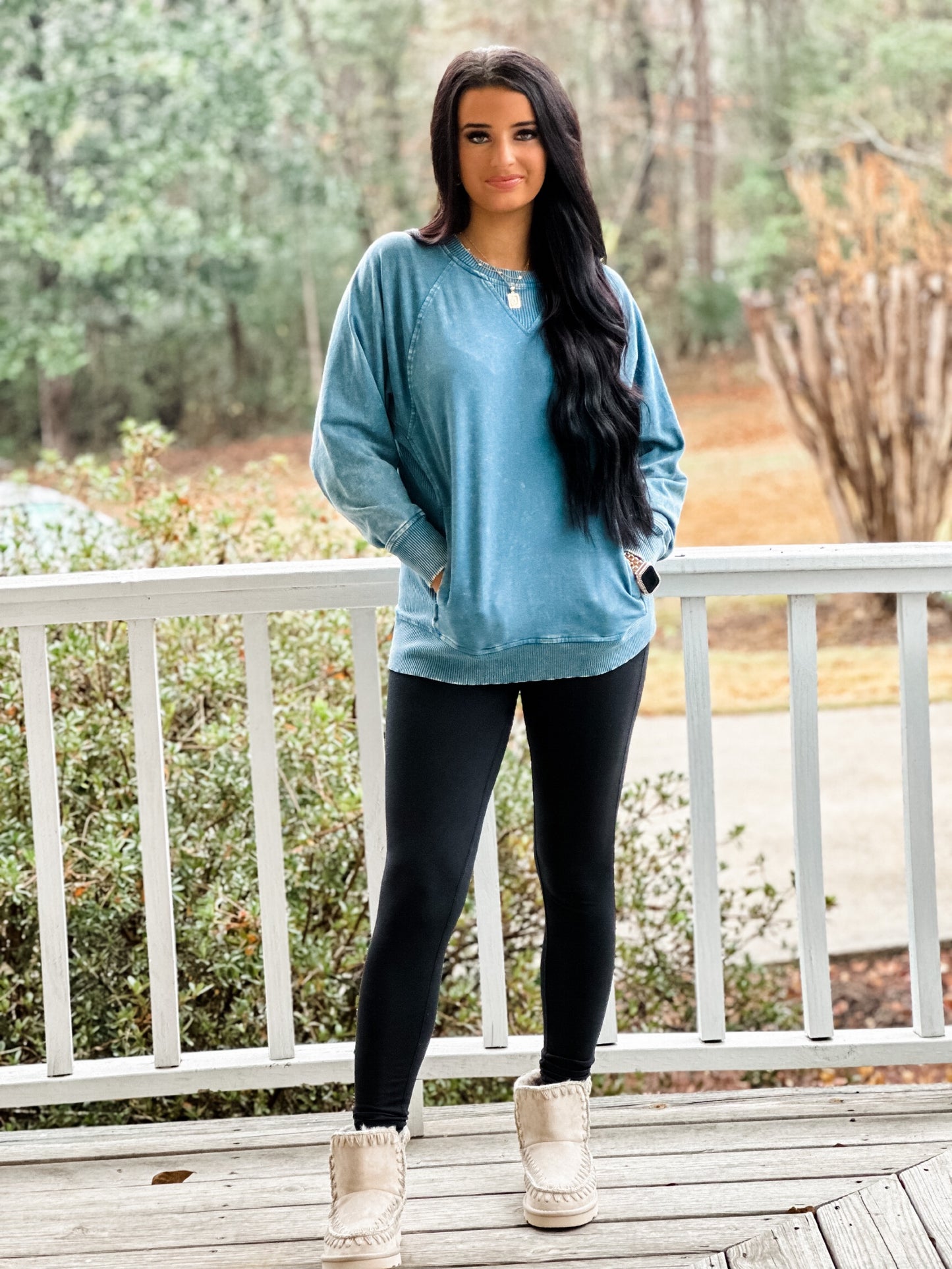 How You Do It Sweatshirt - Teal