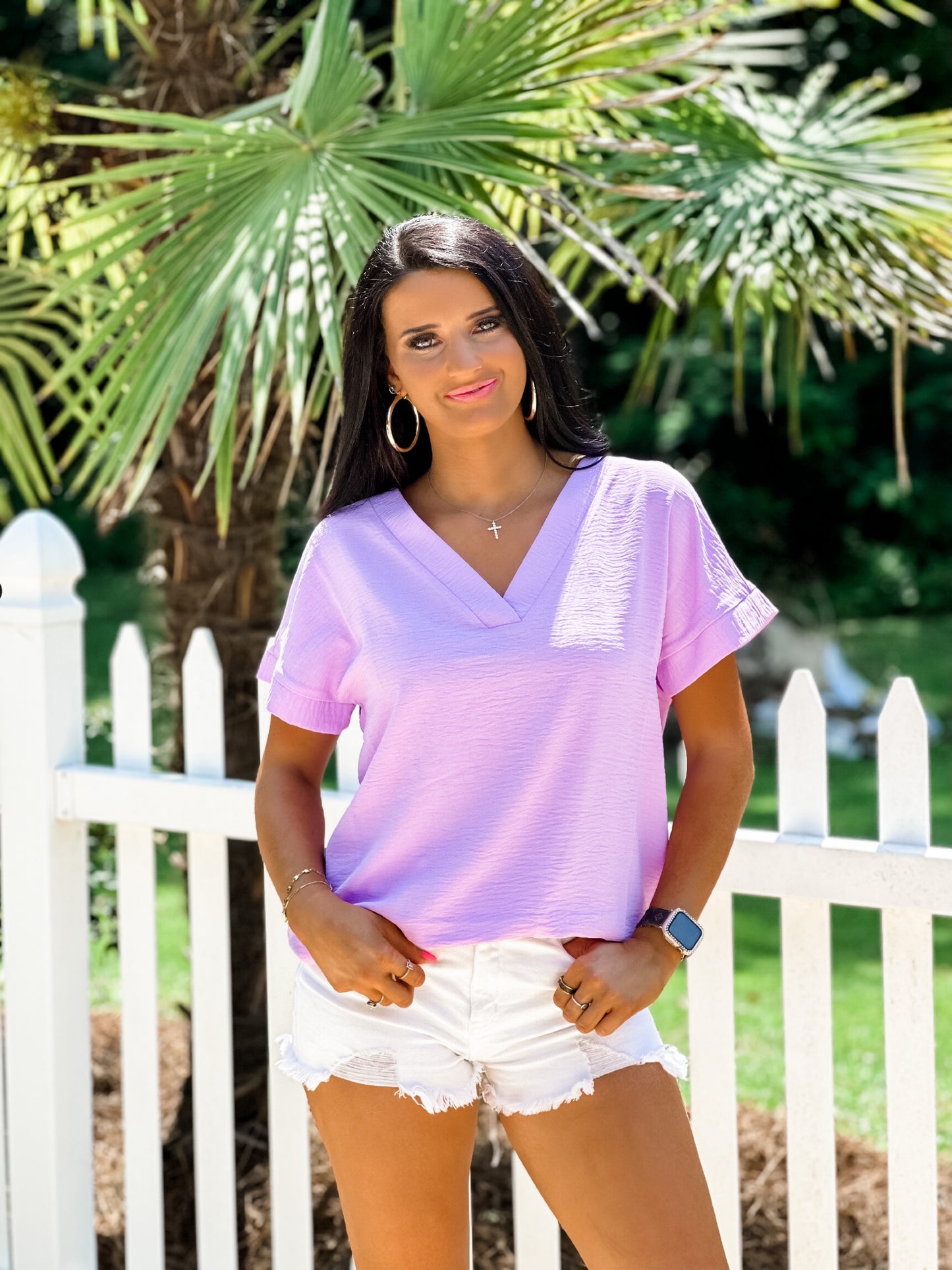 Chloe Top - Lavender