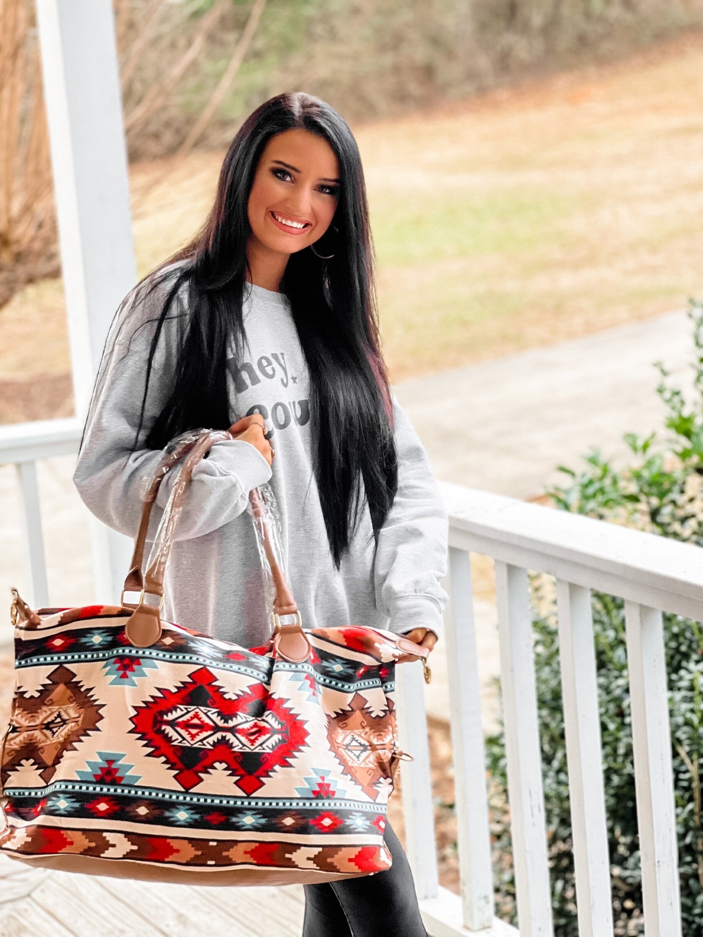Aztec Weekender Tote