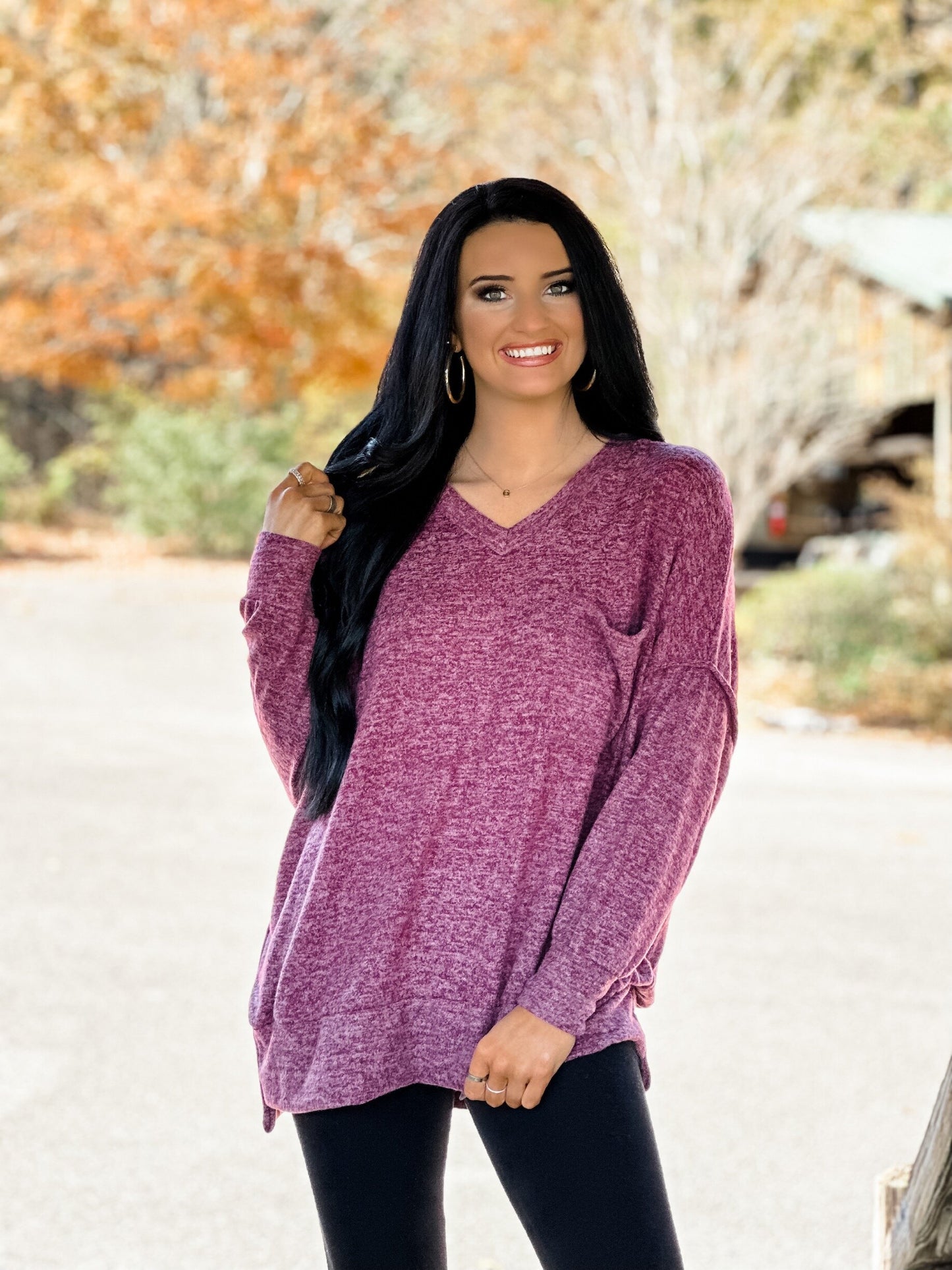 Dreaming Again Sweater -Burgundy