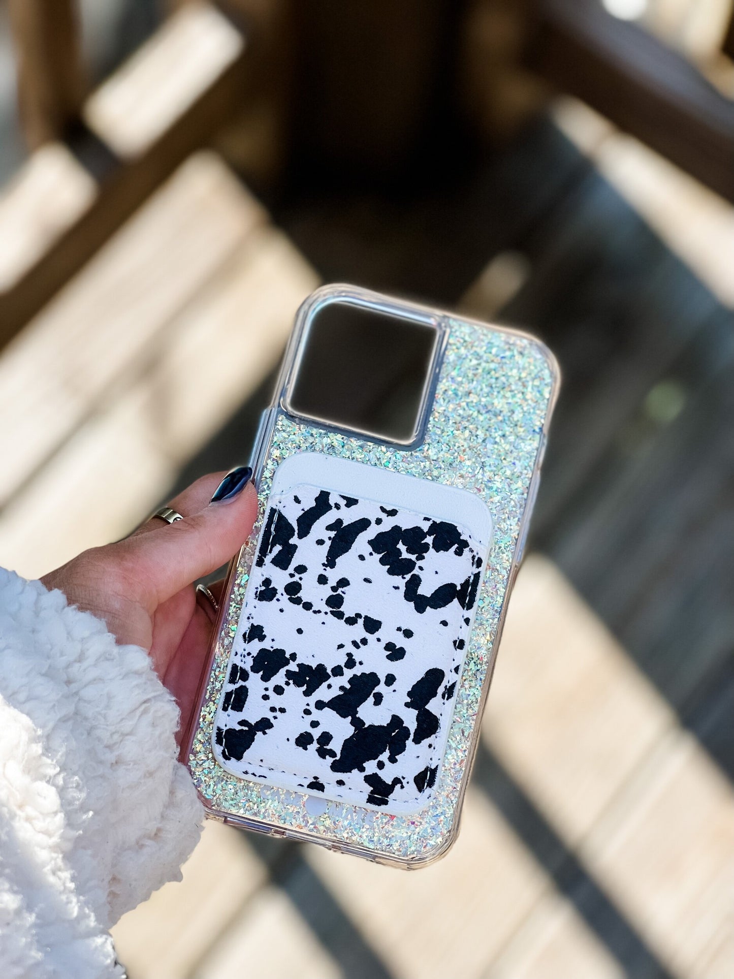 Cow Print Phone Case Pouch