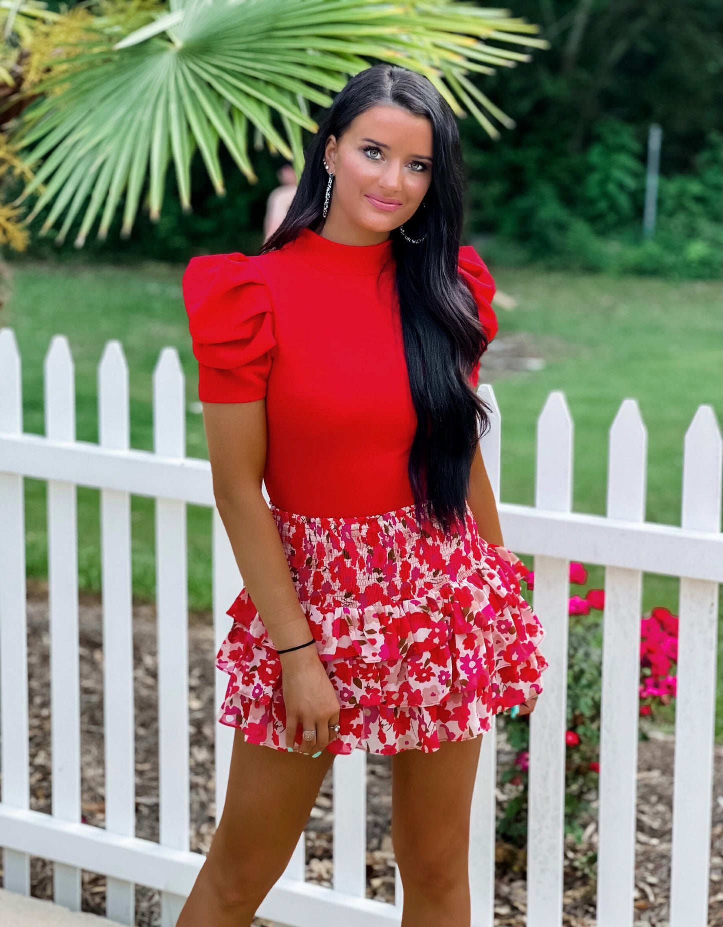 Feeling Fab Bodysuit - Red