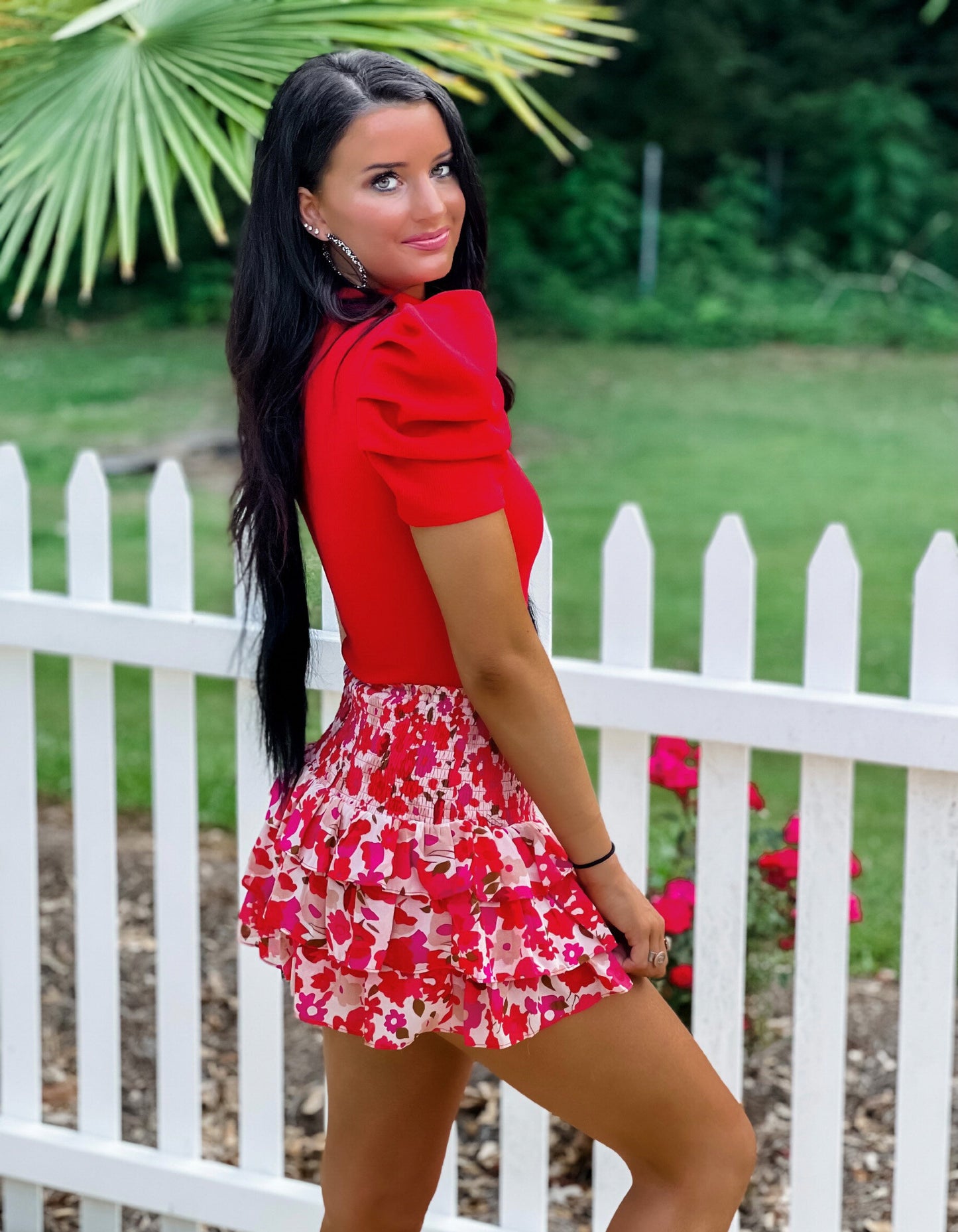 Feeling Fab Bodysuit - Red