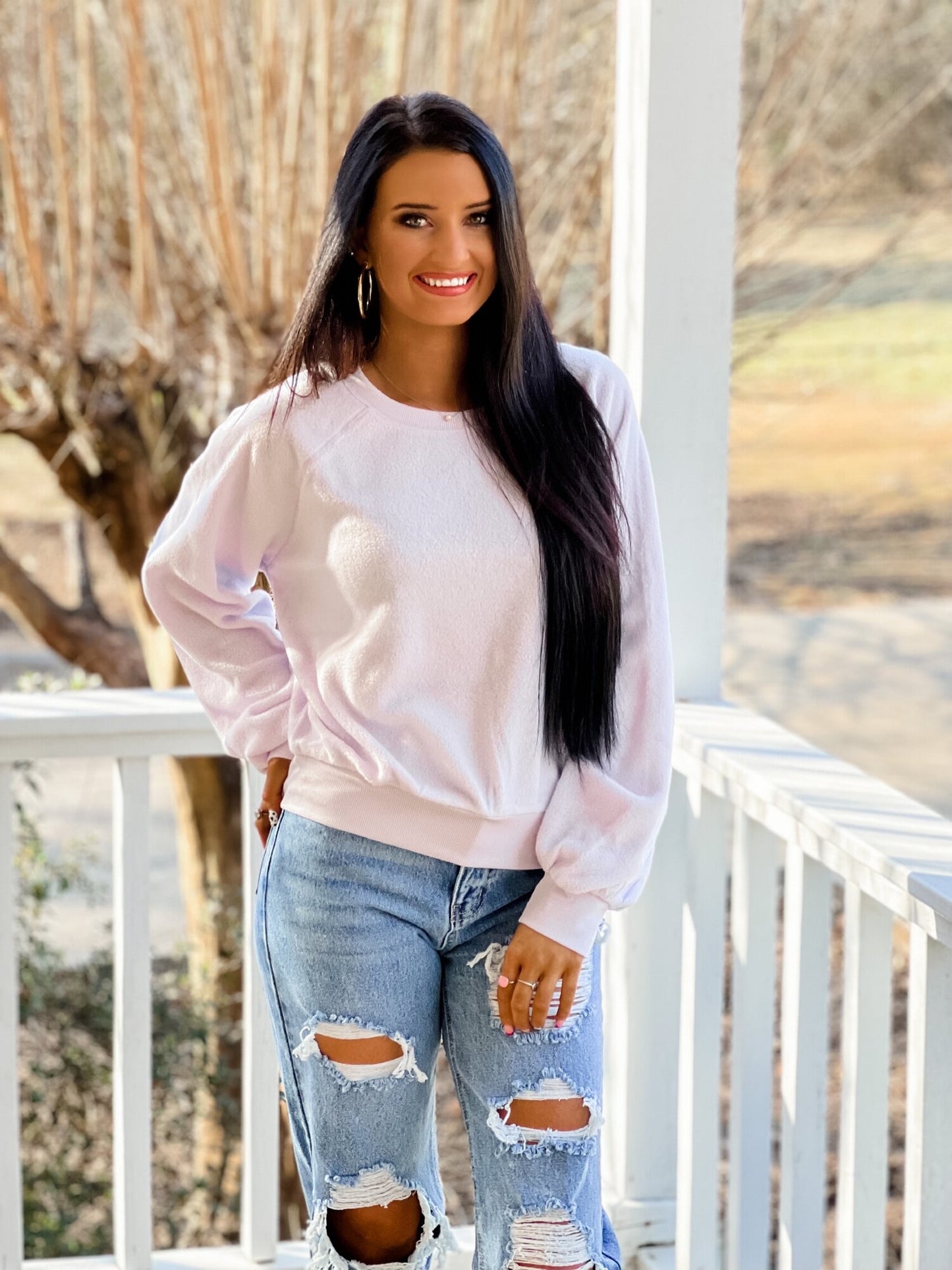 I Know For Sure Sweatshirt - Purple
