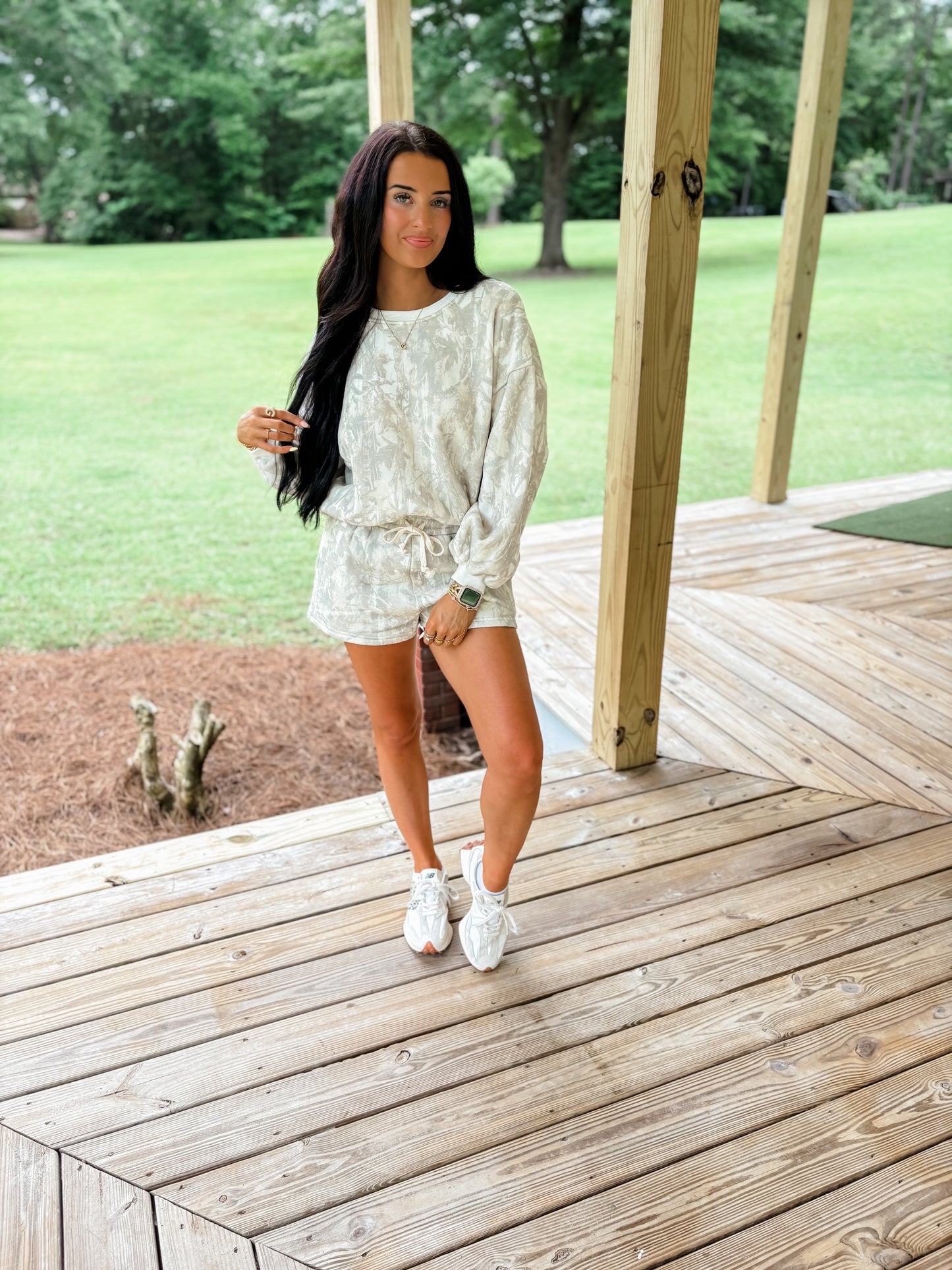 Sweetheart Camo Set- White
