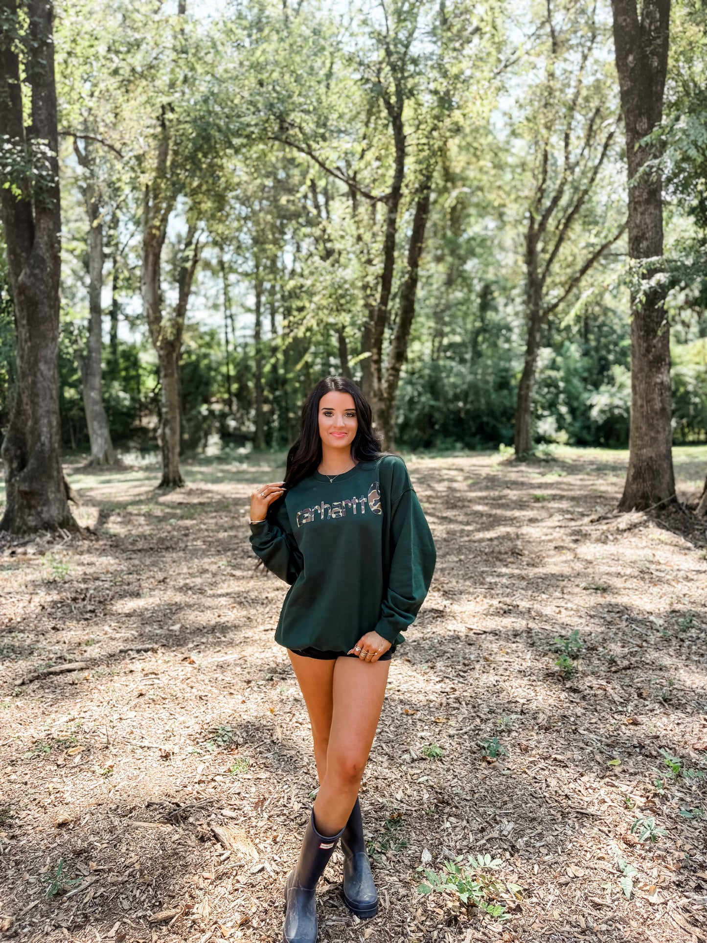 Duck Camo Sweatshirt - Green
