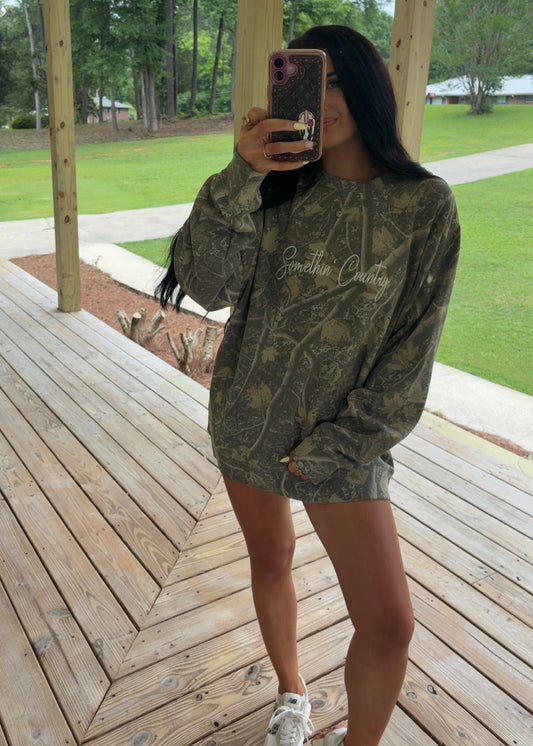 Camo Somethin' Country Sweatshirt