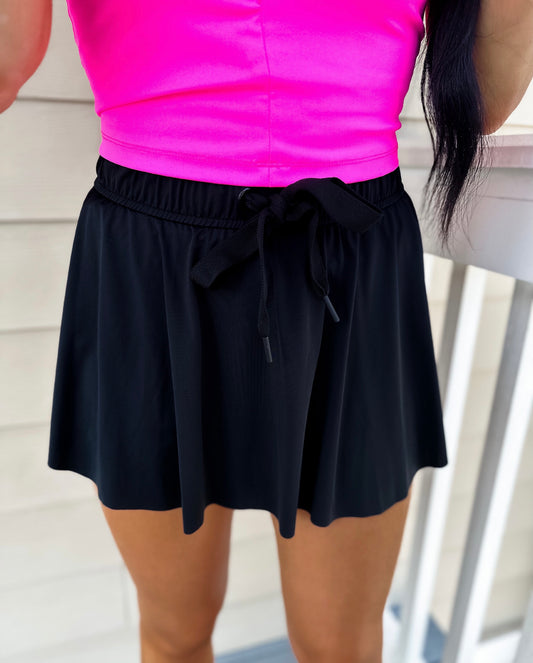 See You There Skort - Black