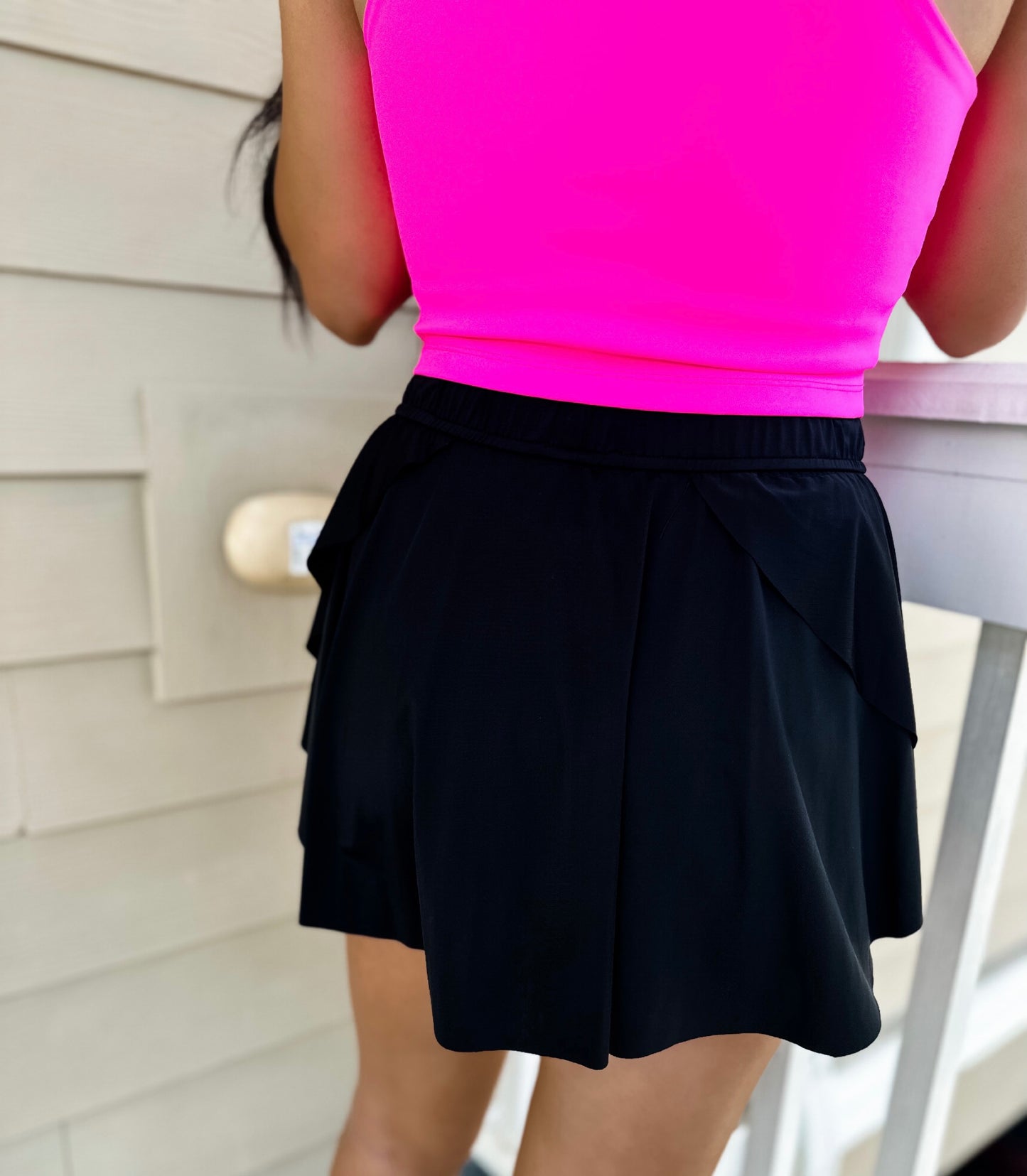 See You There Skort - Black
