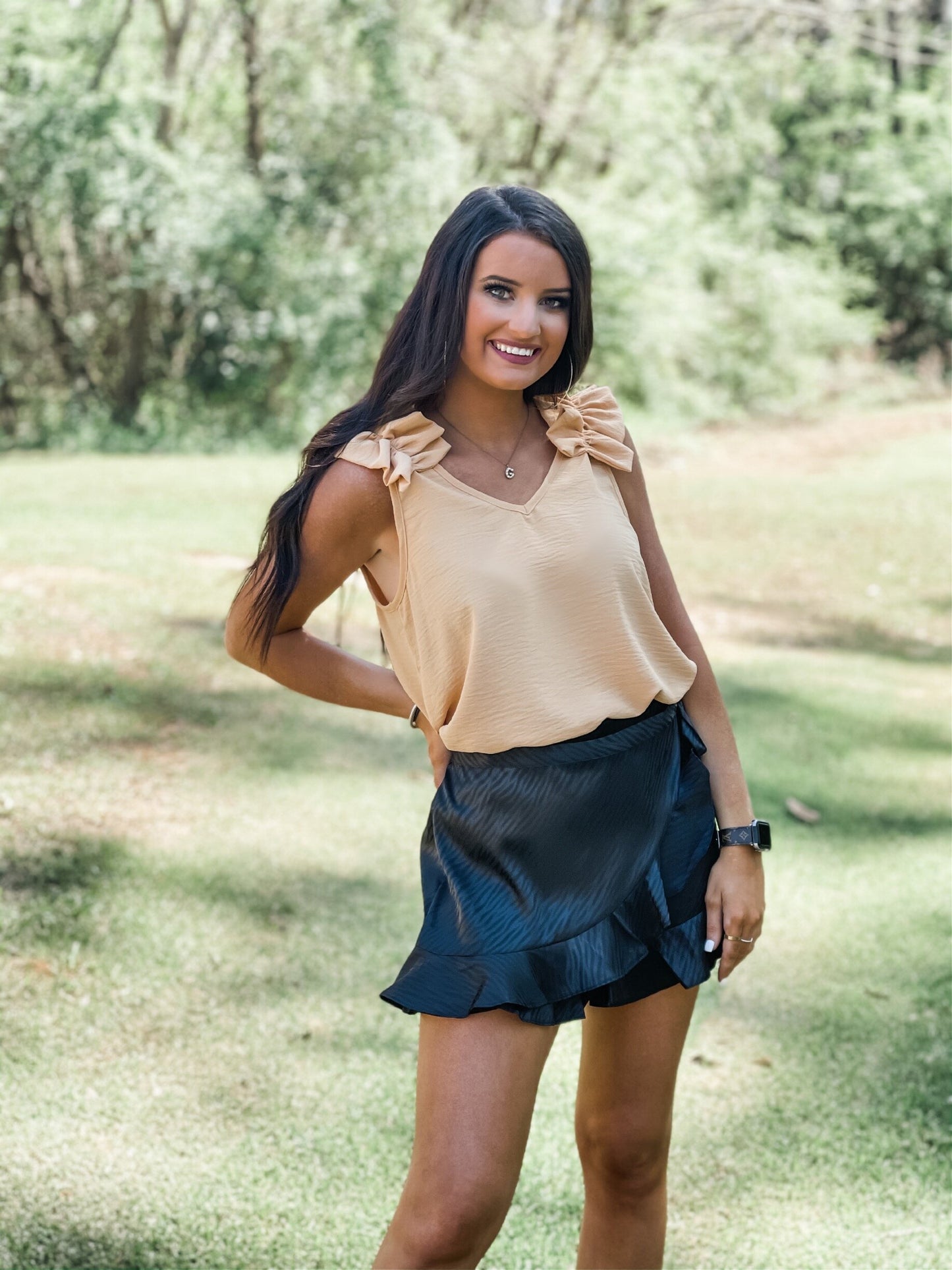 Sadie Satin Skort