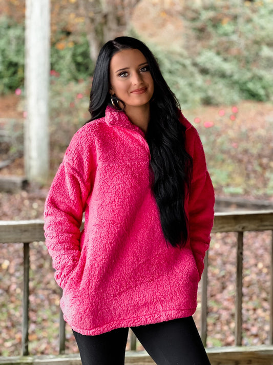 Hot Pink Sherpa